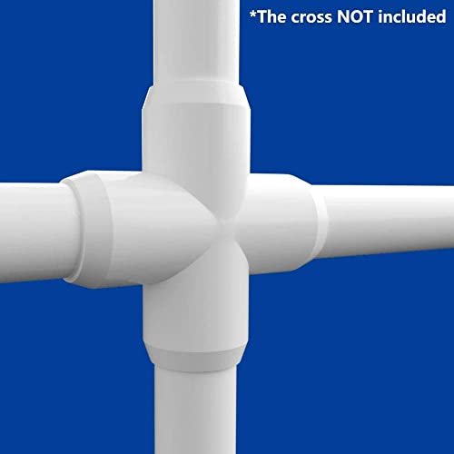 1-1/2" PVC Pipe, DIY PVC Projects for the Home, Garden, Greenhouse, Farm and Workshop, Sch. 40 Furniture Grade, White [40" x 4 Pack]