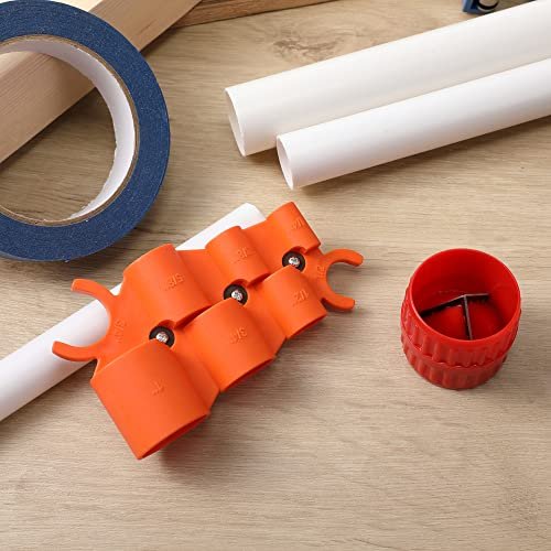 1/4'' to 1'' Depth and Diameter Gauge Tool, Push to Connect Plumbing Fittings Removal Tool for PVC PPR Brass CPVC PERT Aluminum, 1 Piece