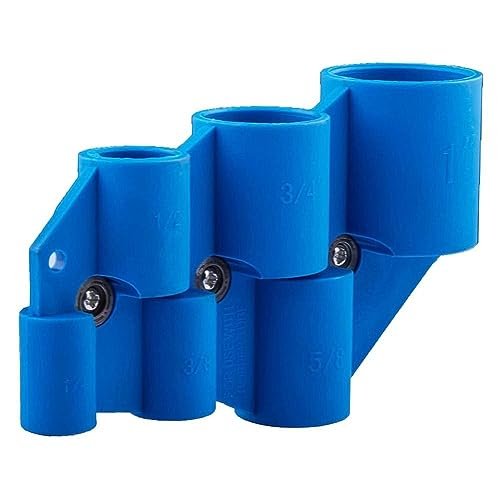 1/4" to 1" Measure Water Pipe Depth Debarb Tool for Copper, PEX, CPVC and PE-RT, HDPE Pipe