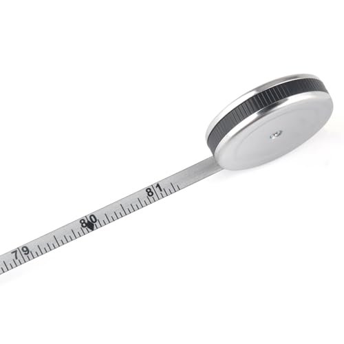 1/4" x 80" Mini Imperial Pi Diameter Circumference Tape Measure, Diameter Measurement Range is up to 25 inches, Use for Measuring Cylindrical Objects(Pipe Tape, Tree Tape)
