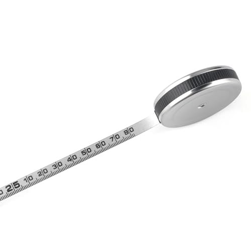 1/4" x 80" Mini Imperial Pi Diameter Circumference Tape Measure, Diameter Measurement Range is up to 25 inches, Use for Measuring Cylindrical Objects(Pipe Tape, Tree Tape)