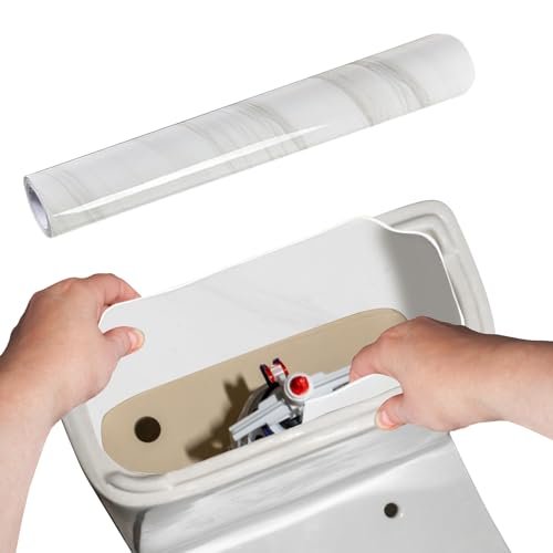 1 Roll of Toilet Tank Liner Toilet Anti Condensation Kit 15.7 x 118 Inch Toilet Tank Liner Insulation Kit for Preventing Water Damage to Floors, White