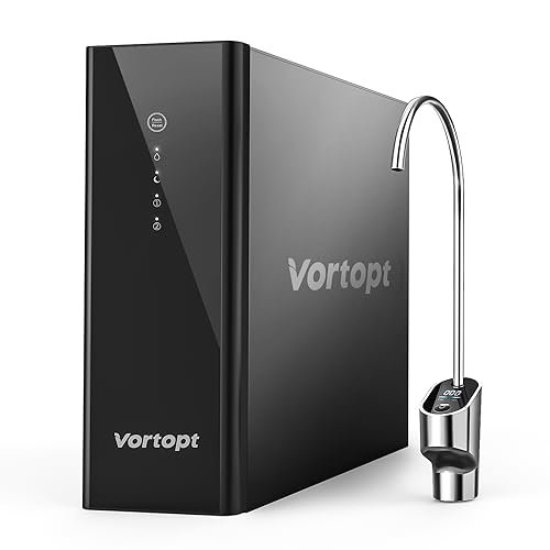 1000GPD Under Sink Water Purifier 3:1 Pure to Drain, Tankless RO Water Filter System, 0.0001um Purification for Drinking, Reduces TDS, Smart Faucet, Black