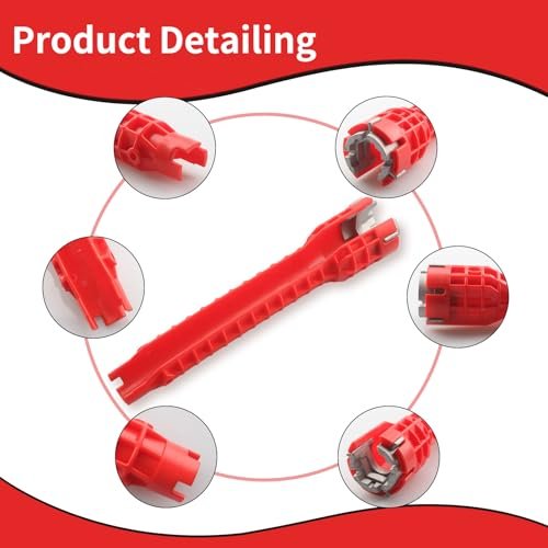 14-in-1 Multifunctional Sink Wrench for Toilet, Sink, Bathroom, Kitchen Plumbing Installation and Repairs, Multi-functional Wrench, Faucet and Sinks Installer Tool