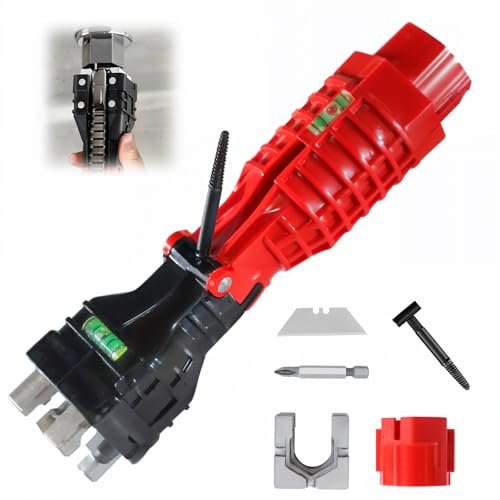 18 in 1 Multifunctional Sink Wrench, Plumbing Tool for Professional Plumbers, Faucet Installation Tool for Tight Spaces, for Kitchens, Bathrooms & Toilets
