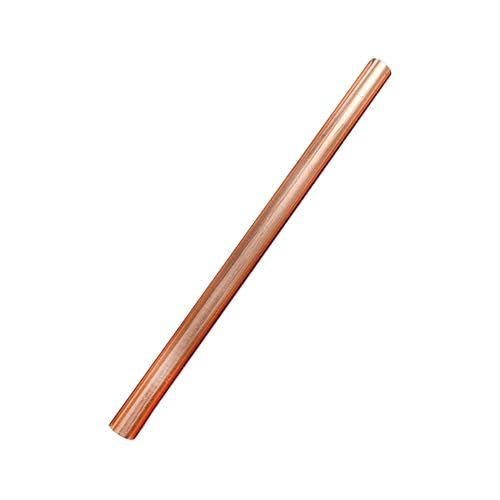 1PCS 99.98% Pure Copper Rod 1/2''(12mm) Dia 8.031'' Lengther Copper Round, Rod Solid Copper Bar for Metal DIY Craft Metal Working Hobbies（1PCS,12 * 204mm）