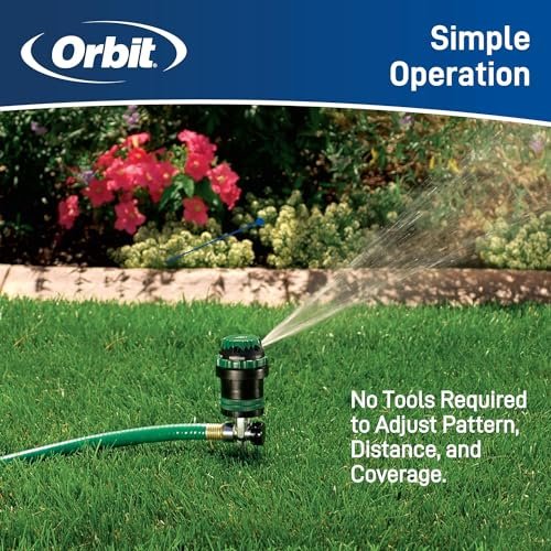 2-Pack H2O-Six® Gear-Drive Sprinkler on Metal T Spike