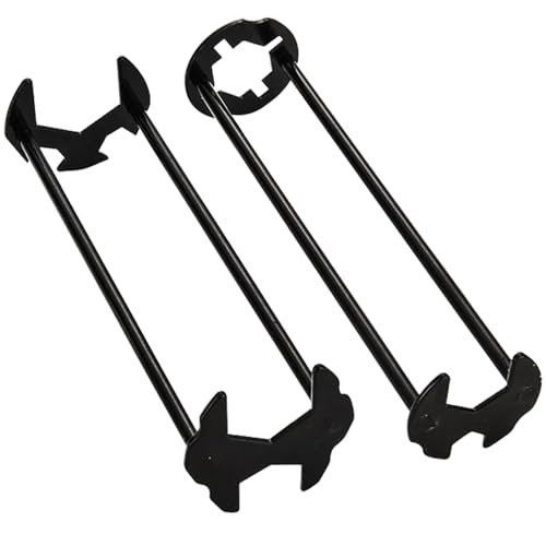 2pcs Basin Wrench Multifunctional Sink Wrench 7 Sizes Faucet Tool Four-jaw Hex Spanner Universal Plumbers Tool for Tight Spaces Kitchen Bathroom Home