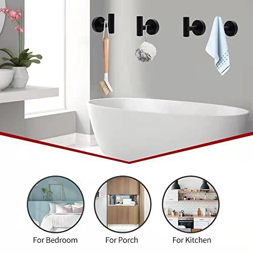 5/10/20pcs Bathroom Hardware Set, Including 16" Hand Towel Bars, Toilet Paper Holders, Towel Rings, Robe Towel Hooks (10pcs 16" Black)