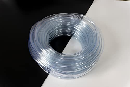 50-FT Food Grade Vinyl Tubing, 3/8’’ ID x 1/2’’ OD