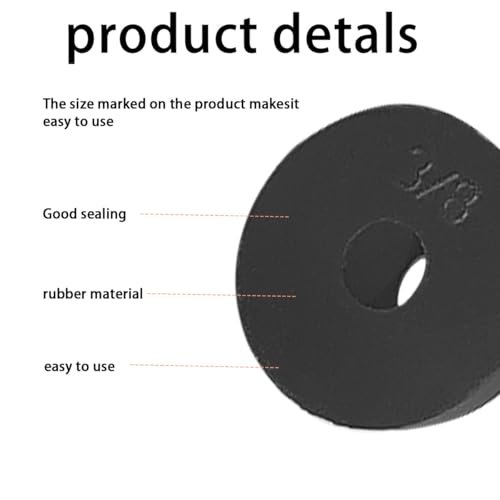 58 PCS Faucet Washers, Faucet Washer Assortment Kit, Flat and Beveled Faucet Washers, Beveled Faucet Washers Hose Repair Kit, Faucet Washers Assorted Kit