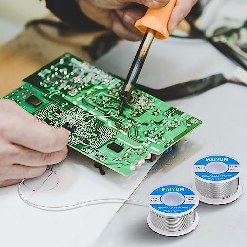 63-37 Tin Lead Rosin Core Solder Wire for Electrical Soldering (0.8mm 50g)