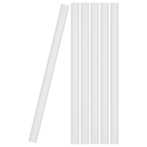 6Pcs 3/4 Inch PVC Pipe 17" Long Sch40 Industrial Pipes for Home DIY, Greenhouse, Garden, Farm, Workshop, Furniture Grade, White (0.75" x 17"L)