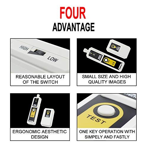 ALLOSUN Ultrasonic Leak Detector 40KHz±2KHz, Leak Tester Transmitter with Headphone (EM282)