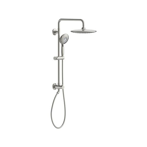 American Standard 1029072950 Spectra Versa 24-Inch 4-Function Retrofit Shower System with Rain Showerhead, 1.8 GPM, Brushed Nickel
