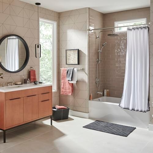 American Standard 1029072950 Spectra Versa 24-Inch 4-Function Retrofit Shower System with Rain Showerhead, 1.8 GPM, Brushed Nickel