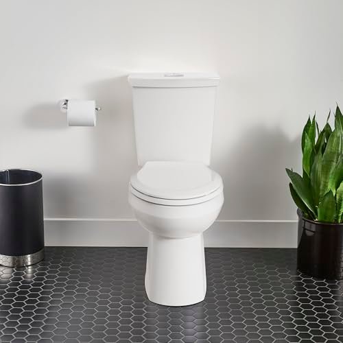 American Standard 2886518.020 H2Option Two-Piece Toilet with Liner, Dual Flush, Chair Height, Elongated Front, White, 1.28 GPF