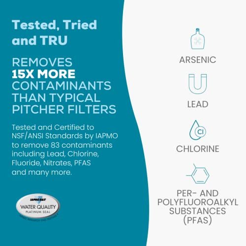 AquaTru Classic Smart Countertop Water Filtration Purification System for PFAS & Other Contaminants with Exclusive Ultra Reverse Osmosis Technology (No Installation Required) | BPA Free