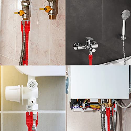 Basin Wrench,8 in 1 Faucet Wrench and Sink Wrench Installer Multi Tool,Multi-Purpose