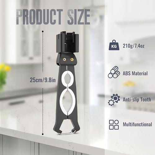 Bathroom Wrench, ABS Wrench Faucet Plumbing Tool, Plumber Sink Installation Pipe Extractor, Multi-Function Installation Tool, Suitable for Installing Pipes under Bathrooms,Toilets,Kitchens,and Sinks
