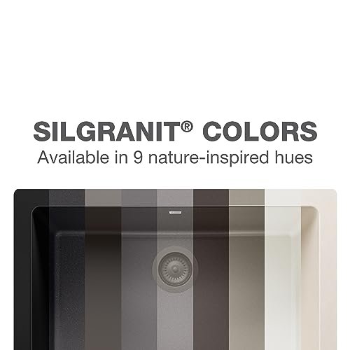 BLANCO 443106 Diamond Silgranit 50/50 Double Bowl Undermount Kitchen Sink with Low Divide, 32" L X 19.36" W - Volcano Gray