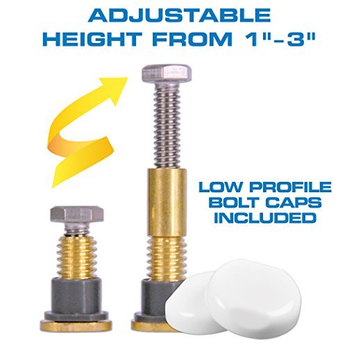 DANCO All-in-One Toilet Installation Kit, Perfect Seal Wax Ring & Zero Cut Bolts, Toilet Repair, Wax-Free, Mounting Toilet Bolts (10879X)