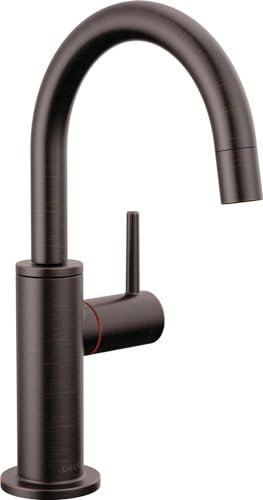 Delta Faucet Instant Hot Water Dispenser Faucet Oil Rubbed Bronze, Instant Hot Water Tap, Hot Water Faucet, Venetian Bronze 1930LF-H-RB (Tank and Filter Not Included)