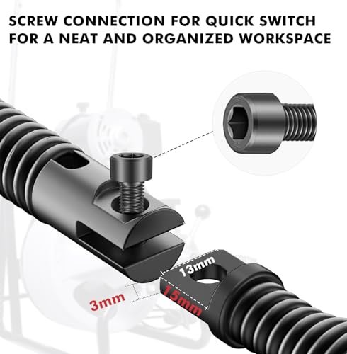 Drain Snake Drill Attachments,8-Piece Drain Cleaner Combination Cutter Heads, Used in 50FT-100FT Electric Drain Snake, Suitable for 5/16-inch to 3/4-inch Drain Snake Cable for 1-4"Pipe