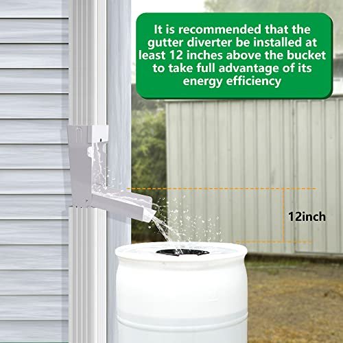 EBaokuup Rainwater Collection System, Rain Barrel Diverter Catching Collection System, Stainless Steel Raindrop Rainwater Colander Fits 3" x 4" Standard Downspout