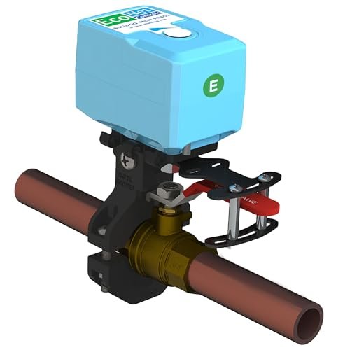 EcoNet Bulldog Smart Water Valve Controller – Z-Wave Plus Compatible – No Plumbing Required – DIY Install – Works with ¼ Turn Ball Valves – Z-Wave Hub Required