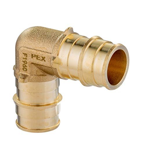EFIELD 1/2-inch 2 x100 ft Pex-A Tubing/Pipe(All in One) Red & Blue 200 ft, 30 PCS 1/2" Brass Expansion pex Fittings- Elbow Tee Coupler (30 PCS), Expansion Rings (100 Pcs), Pipe Cutter,(XRB1960)