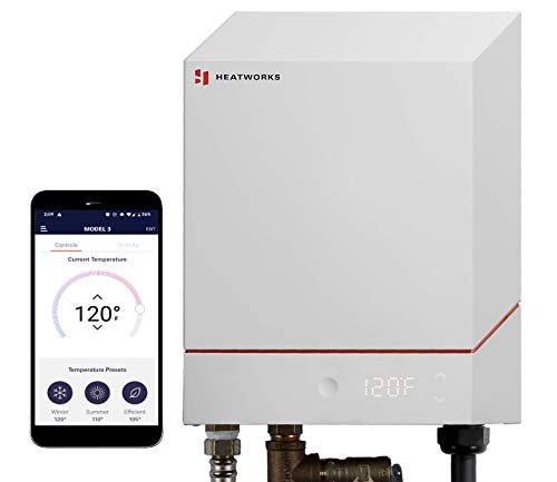 Electric Tankless Smart Water Heater, the world’s only water heater without metal heating elements. 6.2-24 kW (30-100 A, 208-240 V) Whole-Home or Point-of-Use