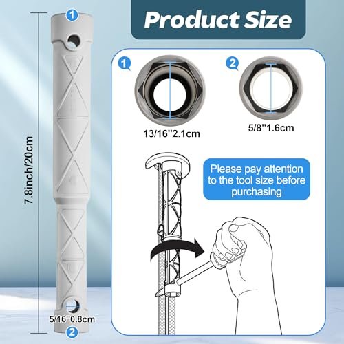 Enhon Kitchen Faucet Installation Tools Compatible with Moen 118305 Collection Replacement, Faucet Removal and Install Tool, Faucet Tighten Loose Wrench Tool for Faucet Installation (Plastic,Quality)