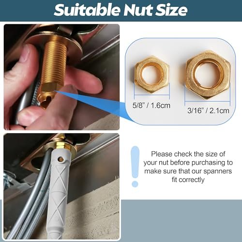 Enhon Kitchen Faucet Installation Tools Compatible with Moen 118305 Collection Replacement, Faucet Removal and Install Tool, Faucet Tighten Loose Wrench Tool for Faucet Installation (Plastic,Quality)