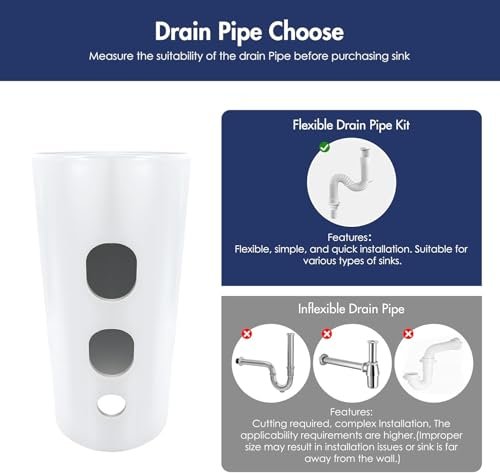 Eridanus Freestanding Pedestal Sink with Overflow, One Piece Modern Ceramic Pedestal Sinks, 18" L x 18" W x 38.25" H - Glossy White