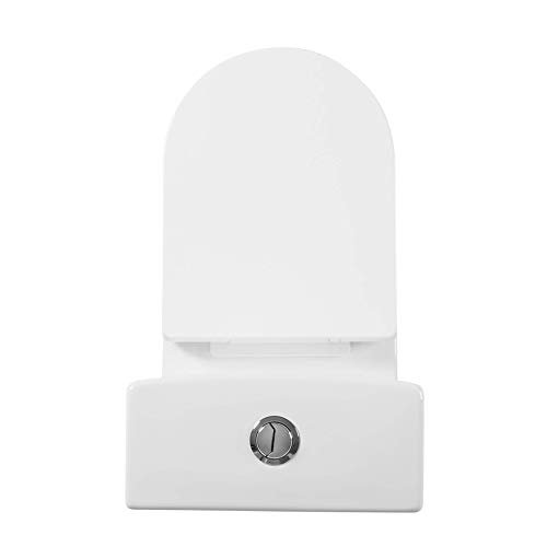 Fine Fixtures Modern One-Piece Toilet, High-Efficiency Dual Flush System, Compact Space-Saver Design, Round Toilet Seat, Standard 12" Rough-In