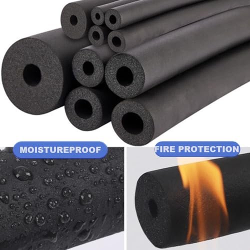 Foam Pipe Insulation, 3/4" Foam Tubing for Guitar Rack , Utensils,and Roof Rack, etc-- 3/4"(19mm) ID 1-31/64"(37mm) OD - 6Ft (3/4x1-31/64)