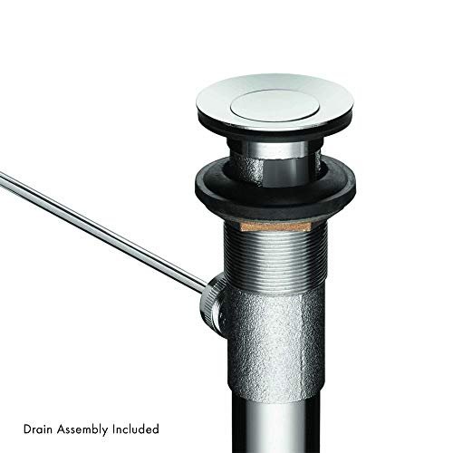 hansgrohe Logis Modern Low Flow Water Saving 1-Handle 1 6-inch Tall Bathroom Sink Faucet in Brushed Nickel, 71100821
