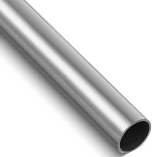 Hicarer 1-1/2" Od 0.06" Wall Thickness 2 Feet Length 304 Stainless Steel Tubing Round Metal Tube Pipe Stainless Steel Pipe Wall Weldable Tubing