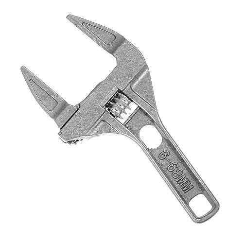 HomeSoGood Wrench Short Shank 6-68 mm Large Openings Bathroom Aluminum Alloy Spanner Wrenches Repair Tool for Washbasin,Tube,Nut Disassembly.