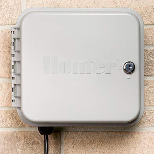Hunter Hydrawise HPC400 Smart WiFi Irrigation Controller for Lawns and Gardens, 4 Zone, Expandable to 16 Zones, Weather Based, App Controlled Sprinkler System
