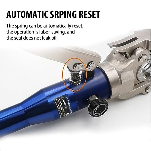 Hydraulic Copper Press Tool with 1/2",3/4" and 1" Jaw Copper Pipe ProPress Crimper Pressing Pliers, including Pipe Cutter_iGeelee