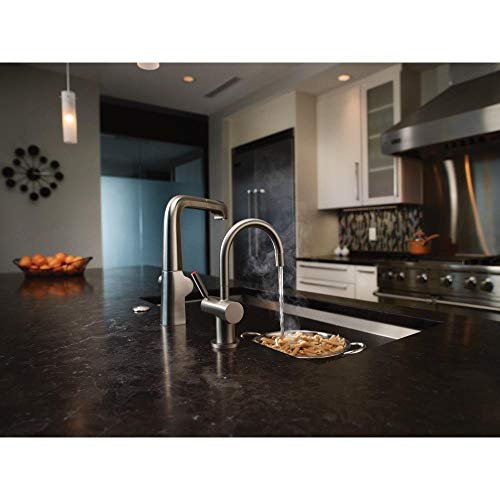 InSinkErator F-HC3300SN Modern Instant Hot & Cold Water Dispenser - Faucet Only, Satin Nickel
