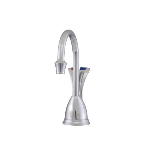 InSinkErator Wave Instant Hot and Cold Water Dispenser System, Faucet & Tank, Satin Nickel, HC-Wave-SN