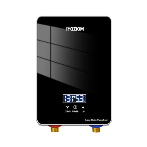 Instant Electric Water Heater 240V 6.5kW.Tankless Water Heater for Kitchen with Self Modulating Technology.Tankless On Demand Water Heater.Electric Hot Water Heaters for Sink.Overheating Protection.