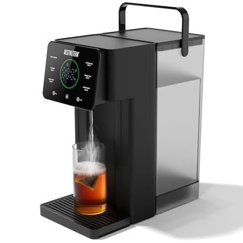 Instant Hot Water Dispenser Countertop for Rapid Heating, Electric Kettle with 6 Temperature Settings & 4 Volume Options, Water Boiler with 3L Removable BPA-Free Water Tank