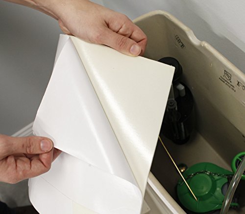 Keeney K836-22 Anti-Condensation Toilet Tank Liner Insulation Kit, Prevents Water Damage to Floors, 16-Inch x 48-Inch, White