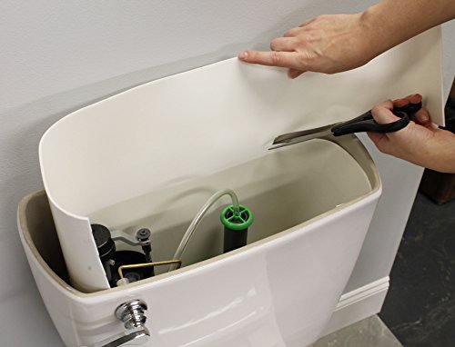 Keeney K836-22 Anti-Condensation Toilet Tank Liner Insulation Kit, Prevents Water Damage to Floors, 16-Inch x 48-Inch, White