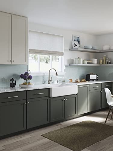 KOHLER 6489-0 Whitehaven 35 3/4" Undermount Single-Bowl Farmhouse Sink, Self-Trimming Tall Apron Front, White, 36 Inch