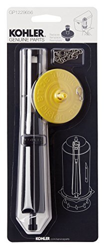 KOHLER GENUINE PART GP1229656 Canister Repair Kit, For single flush canister toilets, Includes cap, center guide and chain